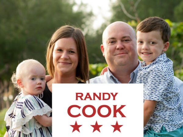 Randy and Alicia Cook and family