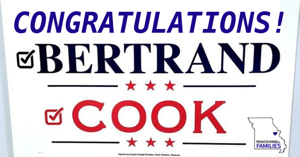 Congratluations Bertrand and Cook