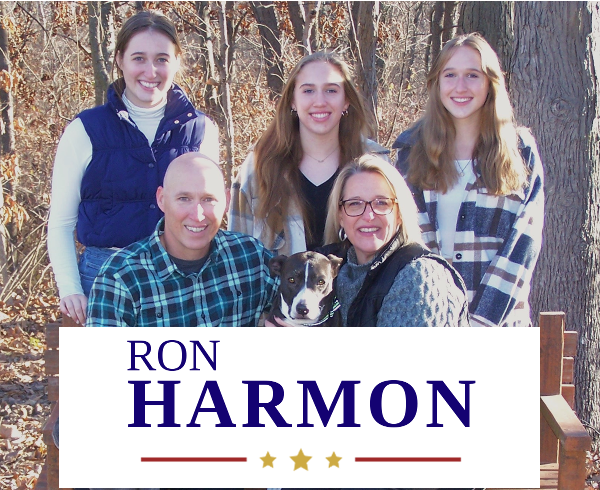 Ron Harmon and family